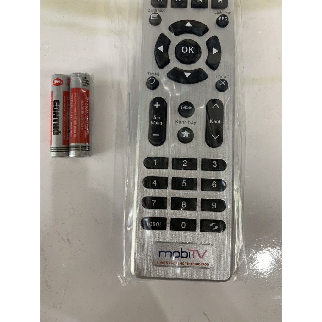 REMOTE ĐIỀU KHIỂN ĐẦU THU TRUYỀN HÌNH MOBITV REMOTE MOBITV(sử dụng được an viên-viva tivi -FTV)