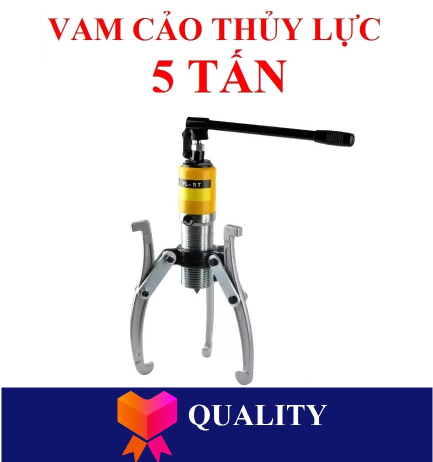 Vam cảo thủy lực 5 tấn zyl5 - tự định tâm, tích hợp sẵn bơm tay - hàng nội địa cao cấp - bảo hành toàn quốc 6 tháng