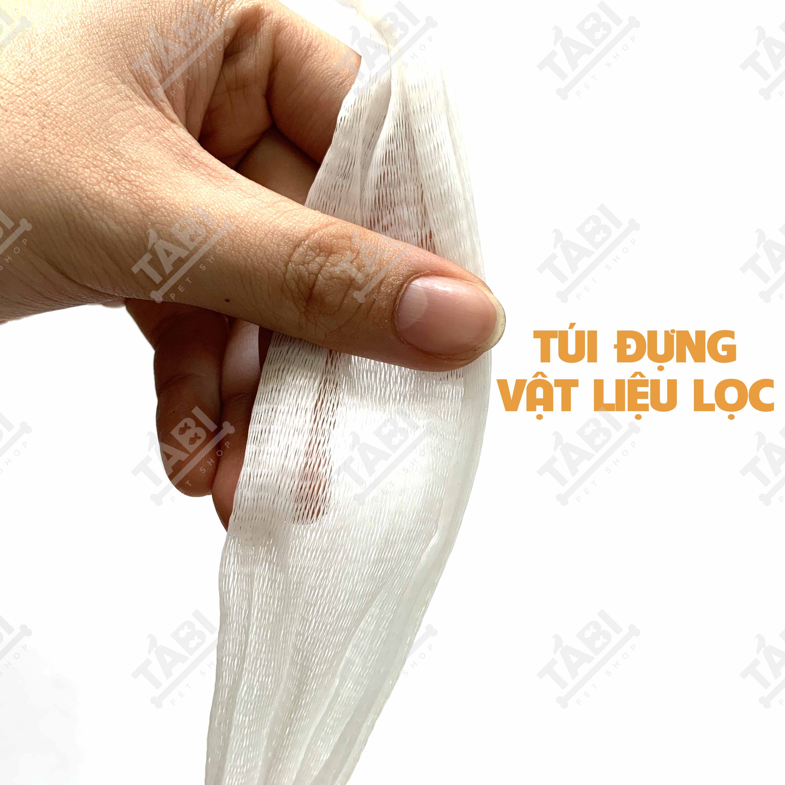 Combo 5 Túi Lưới Đựng Vật Liệu Lọc Hồ Cá Dải 40CM