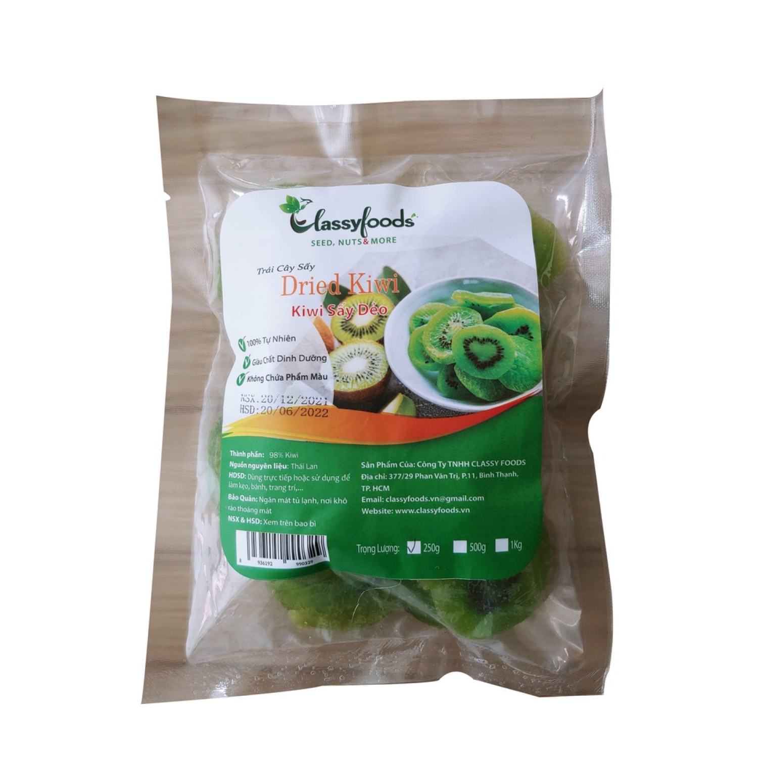 Kiwi sấy dẻo