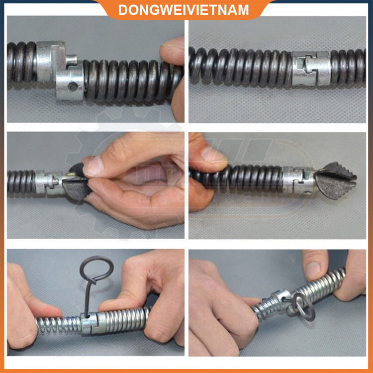 Dây lò xo thông cống D16 loại 2