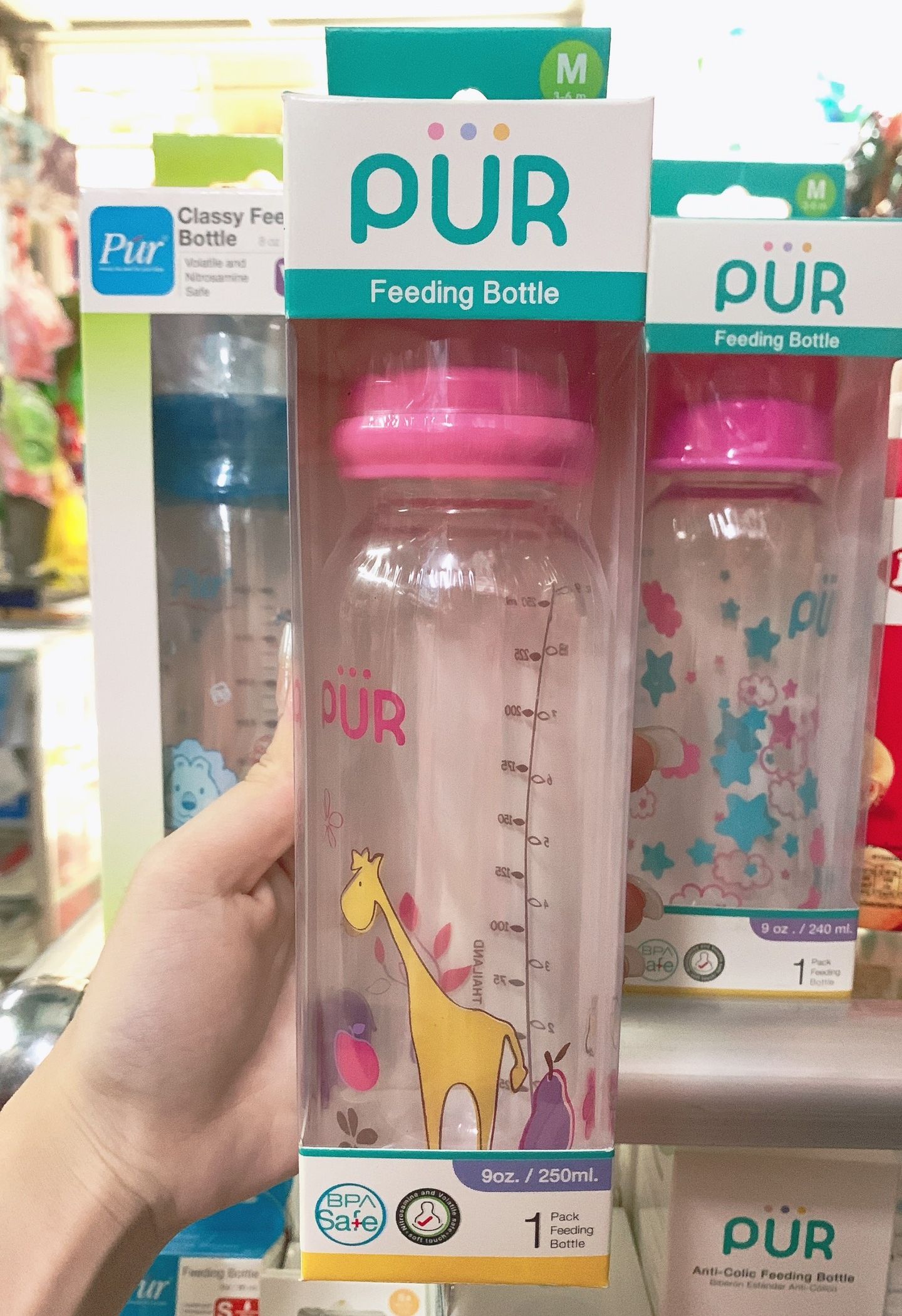 Bình Sữa Pur Thái Cổ Thường Thân Thon