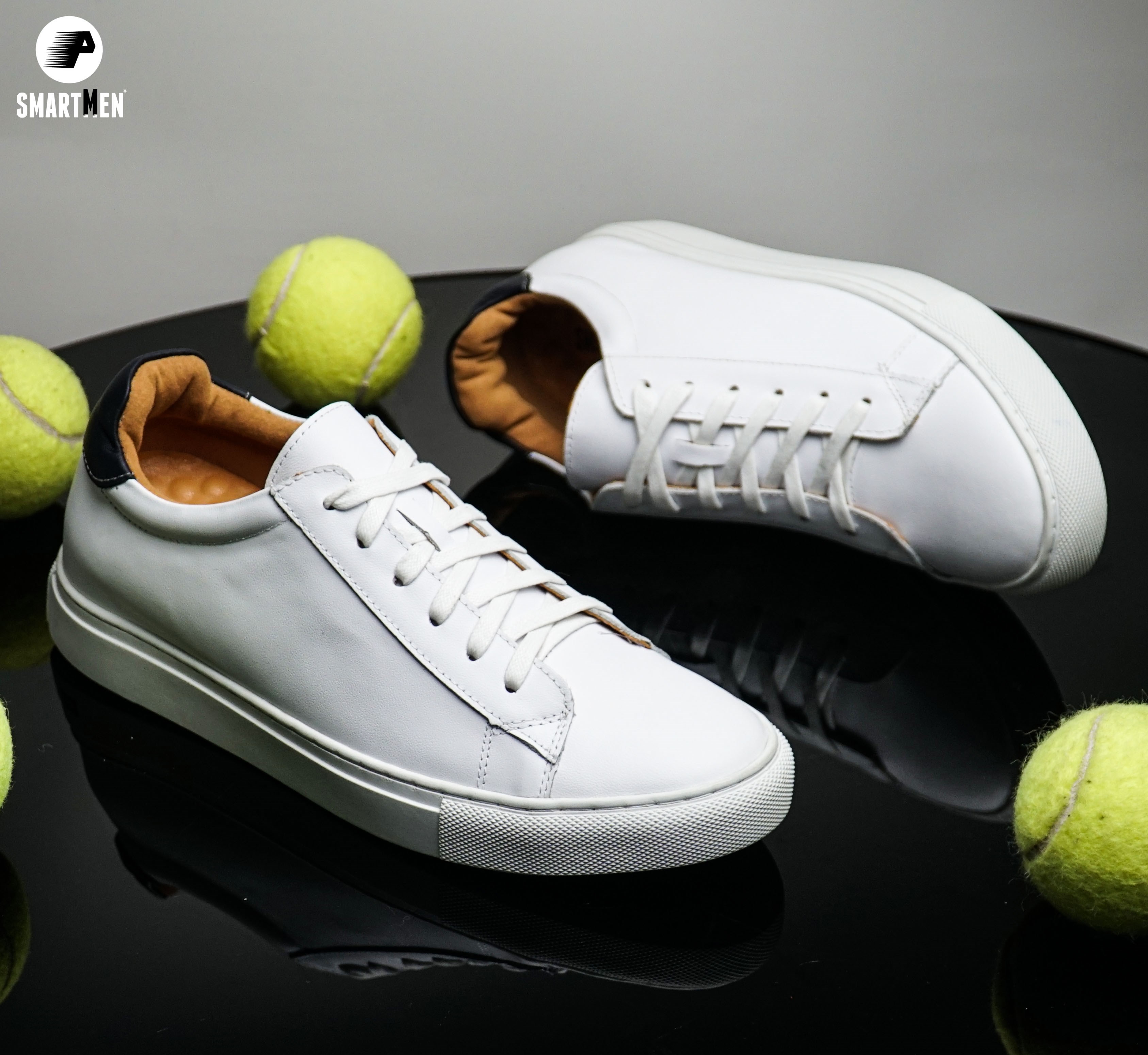 Giày Sneaker Da bò tăng chiều cao SMARTMEN GD1-08T