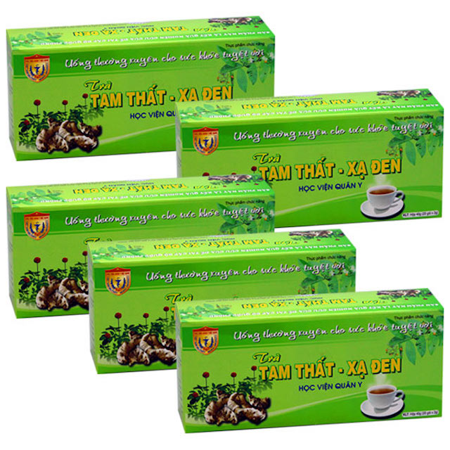 TRÀ TAM THẤT XẠ ĐEN - Học viện quân y.