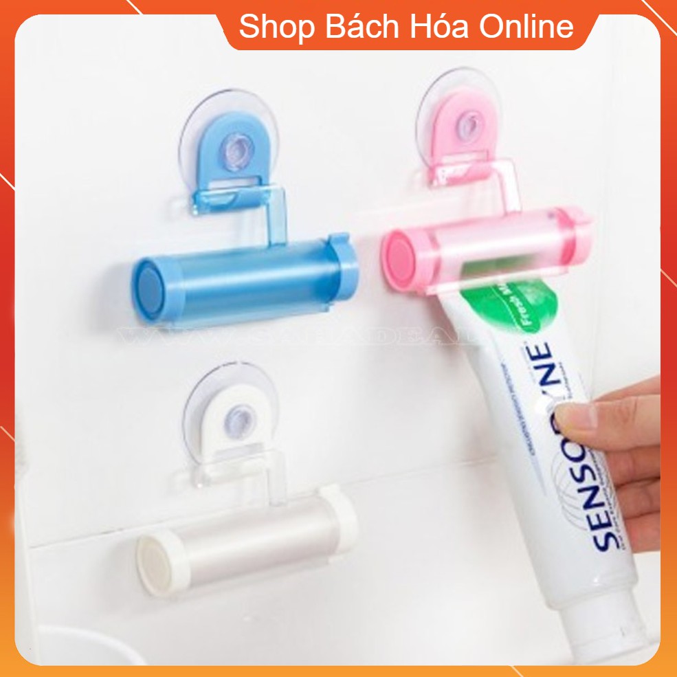 Dụng cụ nặn kem đánh răng có móc hít tường sucker