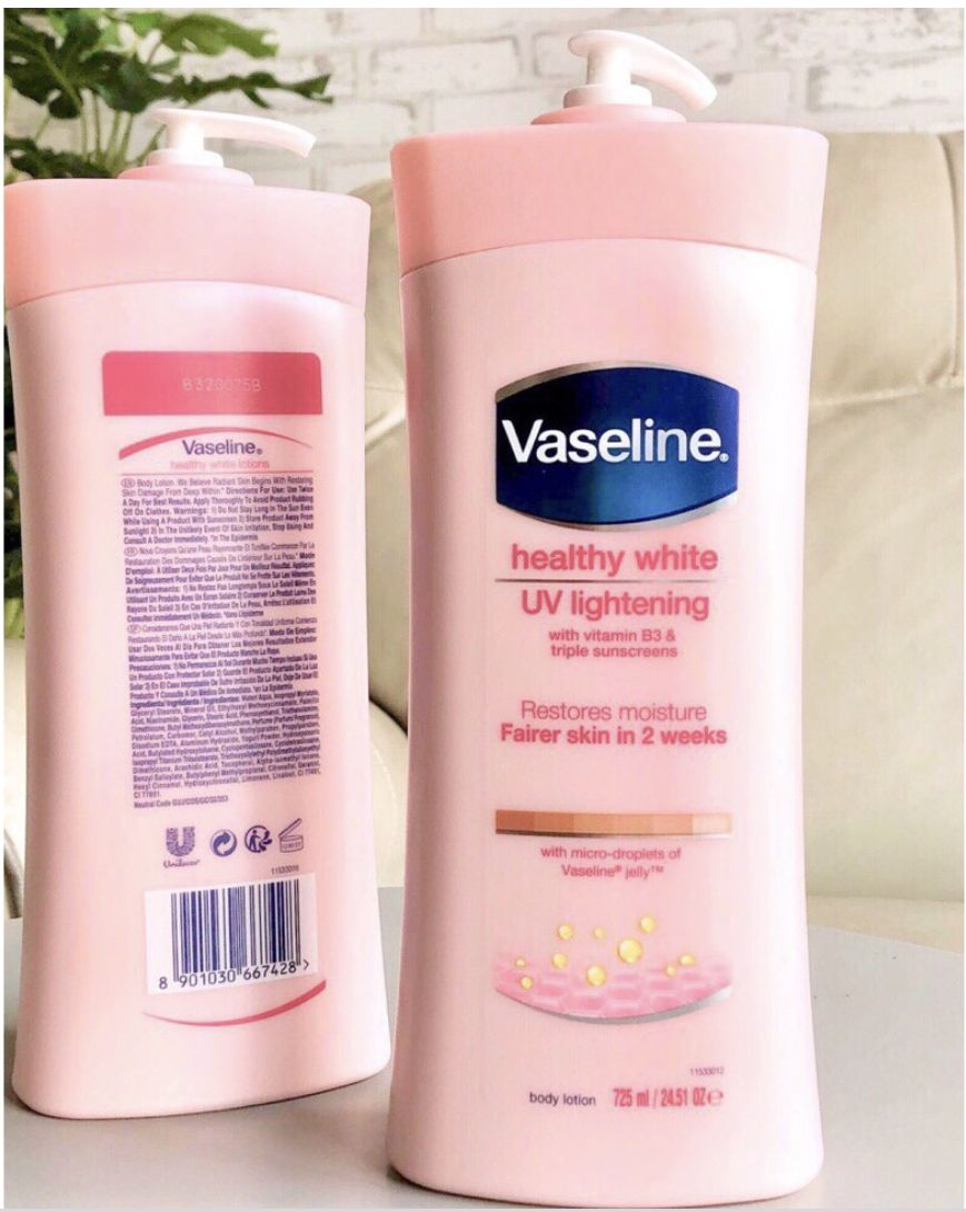 [HCM]Vaseline healthy white UV lightening 725ml