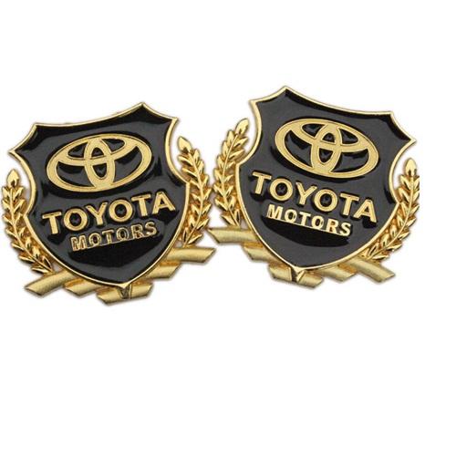 BỘ 2 HUY HIỆU LOGO TOYOTA