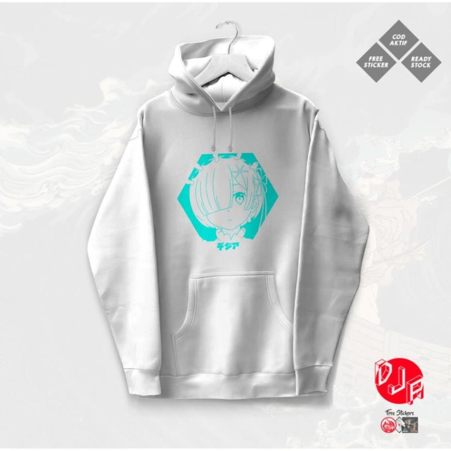 Bán chạy hot- áo hoodie rem re zero - áo anime cực chất