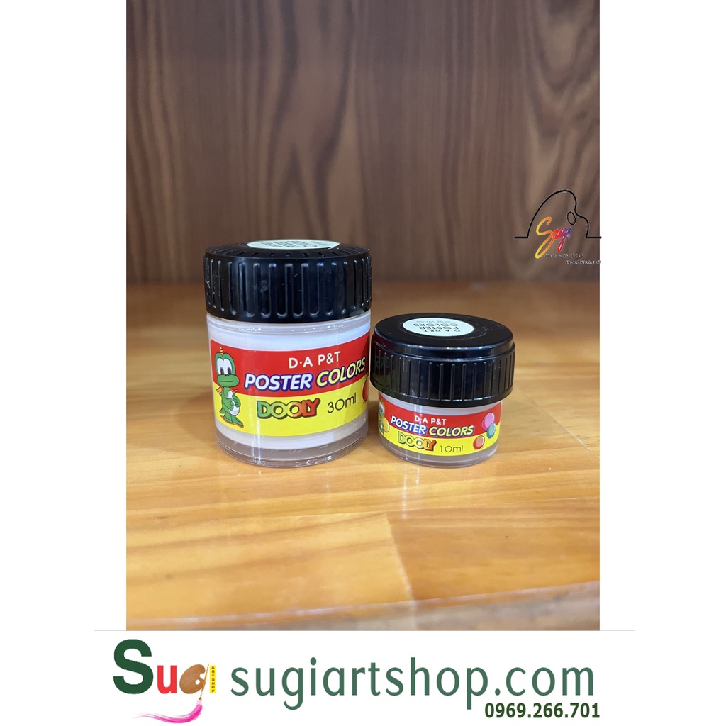 Màu Dooly, Màu Poster Dooly 10ml / 30ml bán lẻ- [ Sugi Art Shop ]