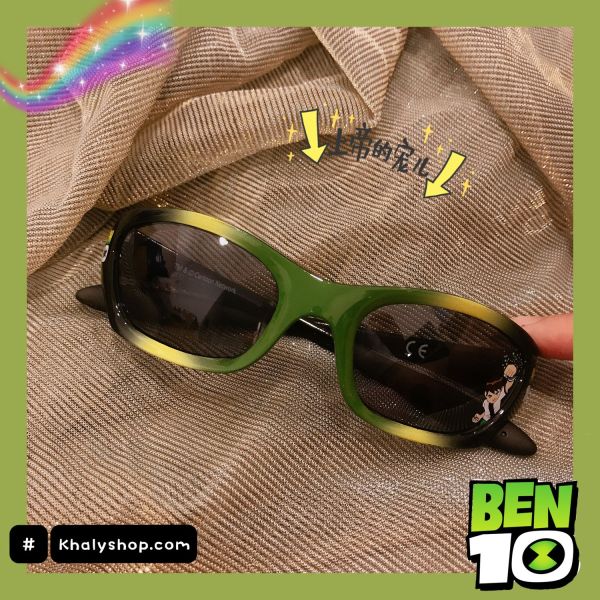 Mua Mắt kính mát cao cấp hình Ben10 màu xanh lá siêu xinh cho trẻ em, bé trai - 37P5NMKBEN