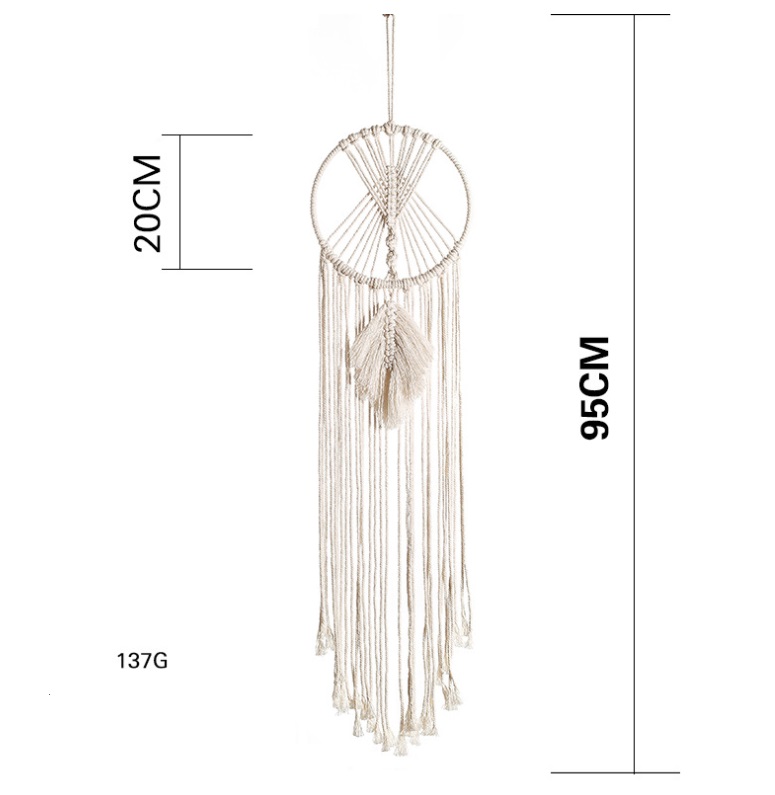 Macrame Dreamcatcher phong cách Boho
