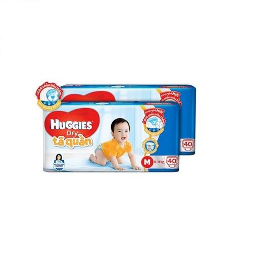 [HCM]Bỉm Huggies quần lớn M40 TA070