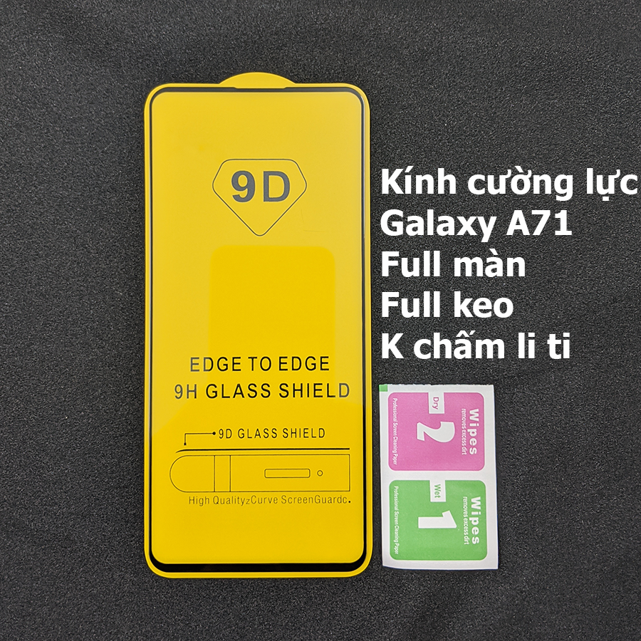 Kính cường lực full màn hình Galaxy A71