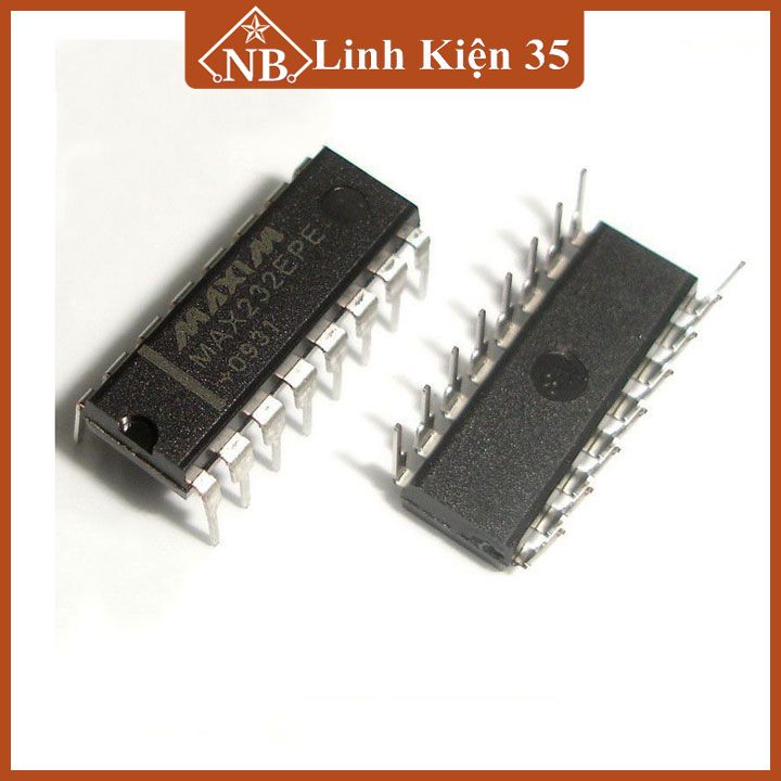 IC giao tiếp Max232 DIP16 / SOP16 chống nhiễu cao