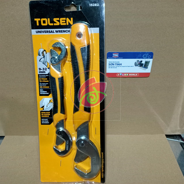 Bộ mỏ lết tăng đưa 9.0-32mm Tolsen 15282