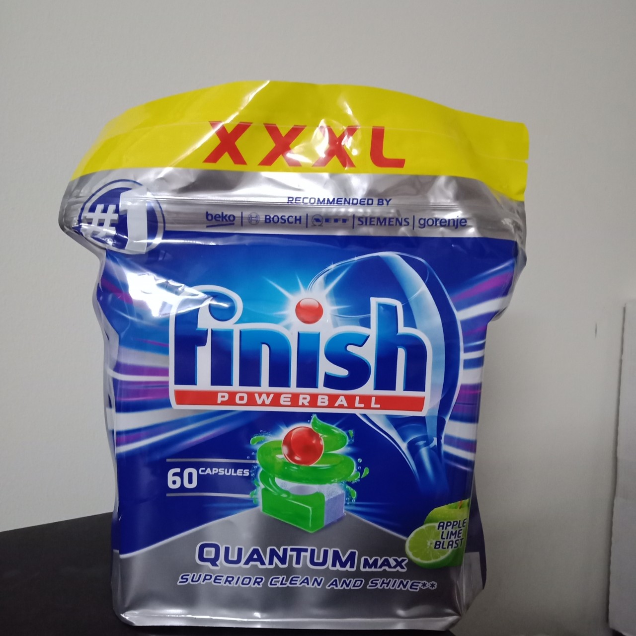 viên rửa bát finish quantum TÚI 60 VIÊN