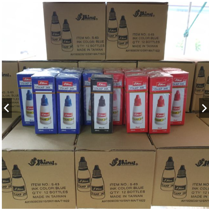 Mực dấu Shiny 28ml ( S61 S62 S63 ) ( Mực Shiny, Mực đổ con dấu )