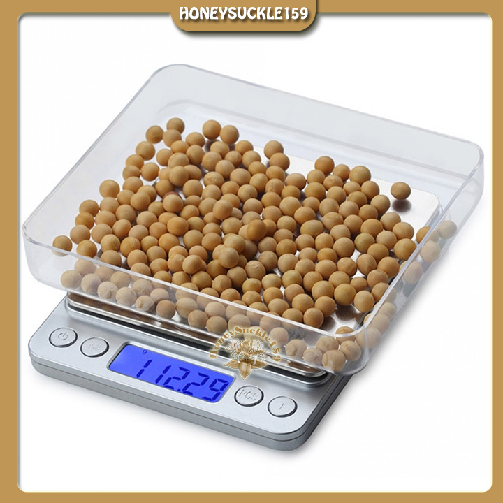 [3KG-0.1] cân mini điện tử Cân Tiểu Li Điện Tử Platform 3kg-0.1g cân thực phẩm cân nhà bếp