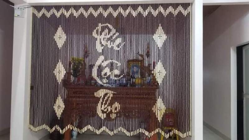 SẢN PHẨM RÈM HẠT GỖ MÀN TREO NHÀ CỬA NHIỀU MẪU