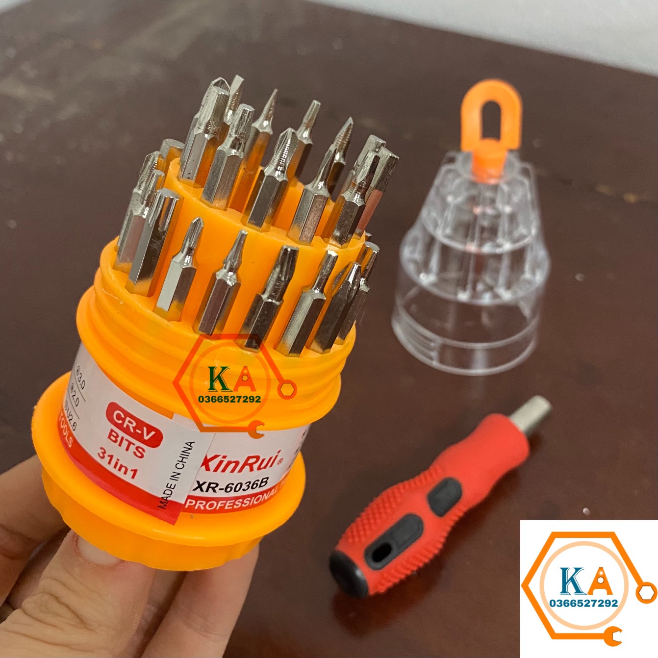 Bộ cốc tua vít đa năng 31 chi tiết
