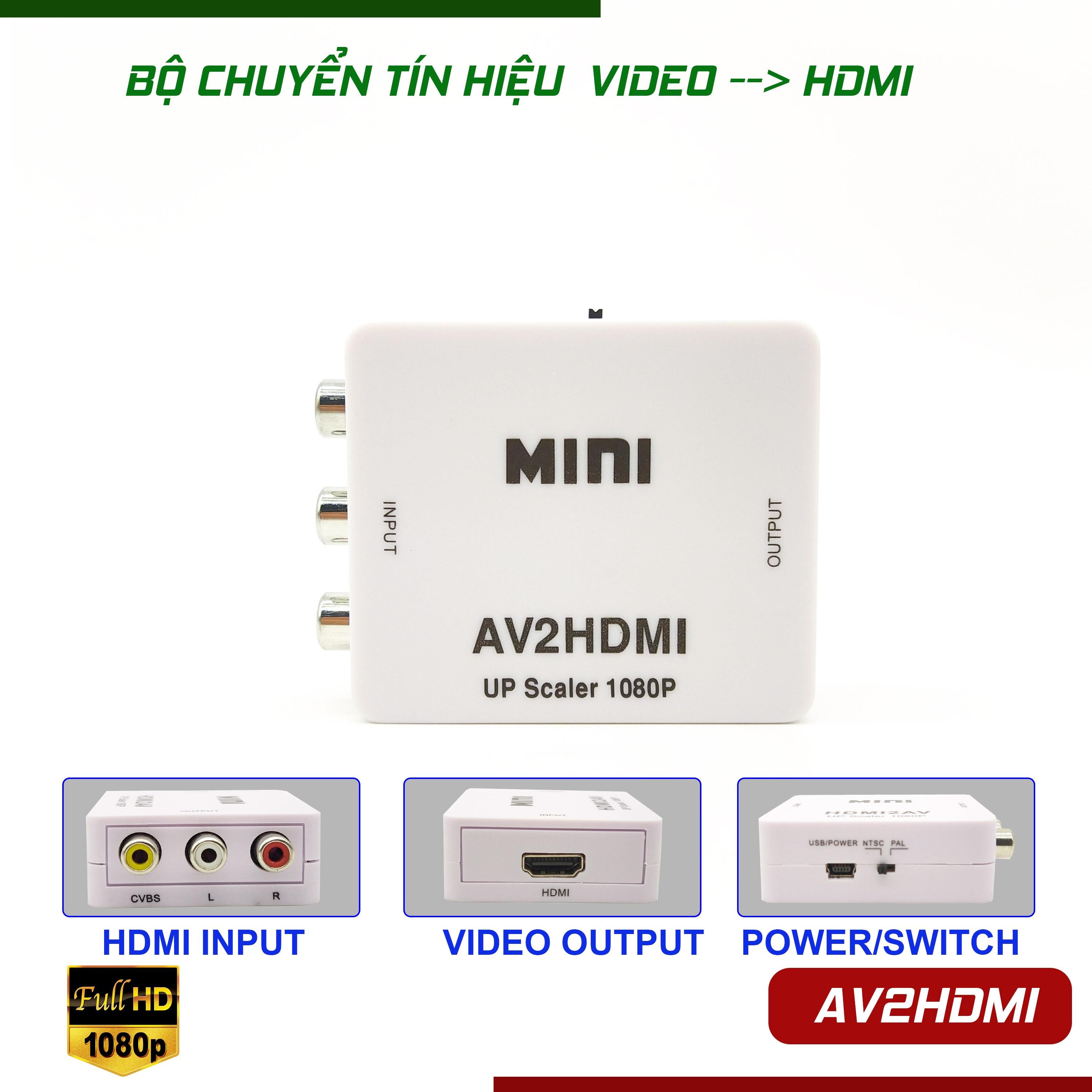 Bộ Chuyển Đổi AV Sang HDMI - Mini AV2HDMI