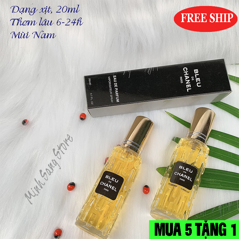 [HCM]COMBO 2 CHAI NƯỚC HOA NAM BLUE + AQUA 20ML