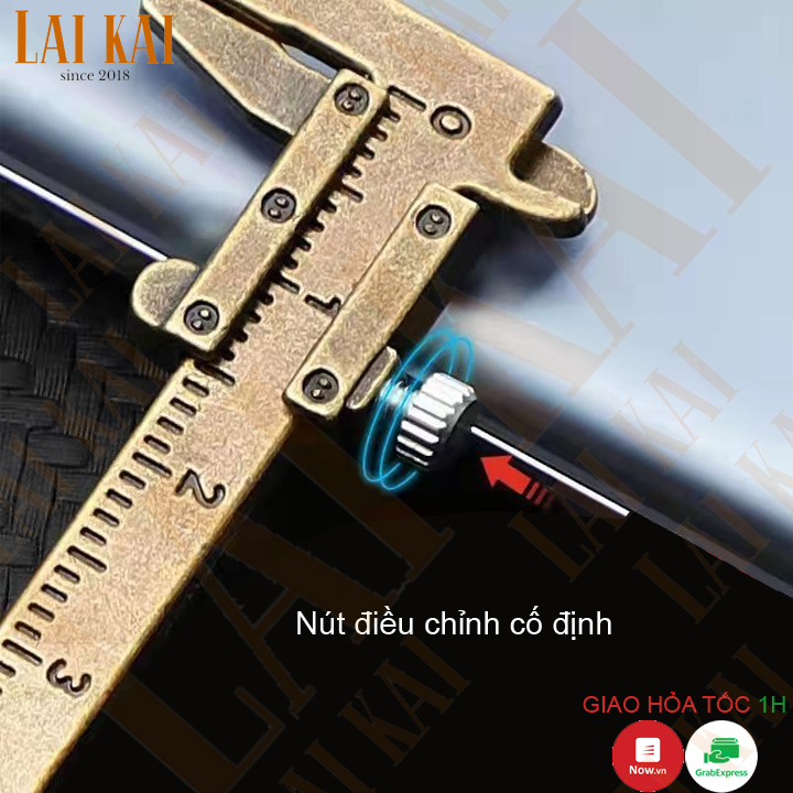 Thước kẹp mini gắn móc khóa
