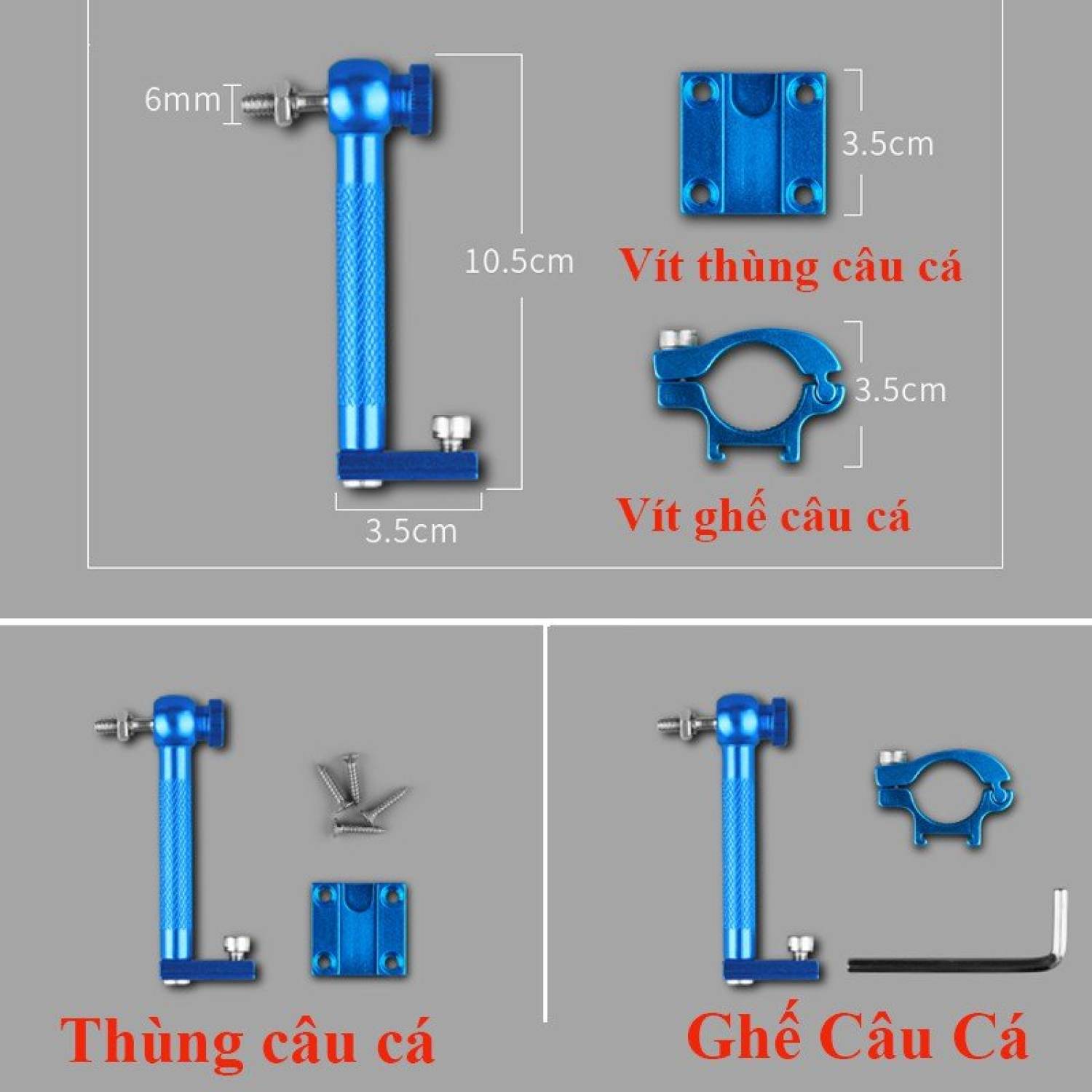 Pat Gắn Đèn Trợ Sáng