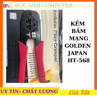 Kìm mạng, kềm bấm đầu đa năng golden japan ht- 568