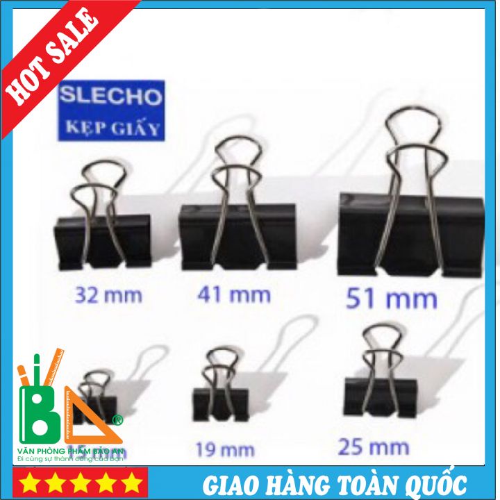 Kẹp giấy clip 25mm cao cấp hộp 12 cái