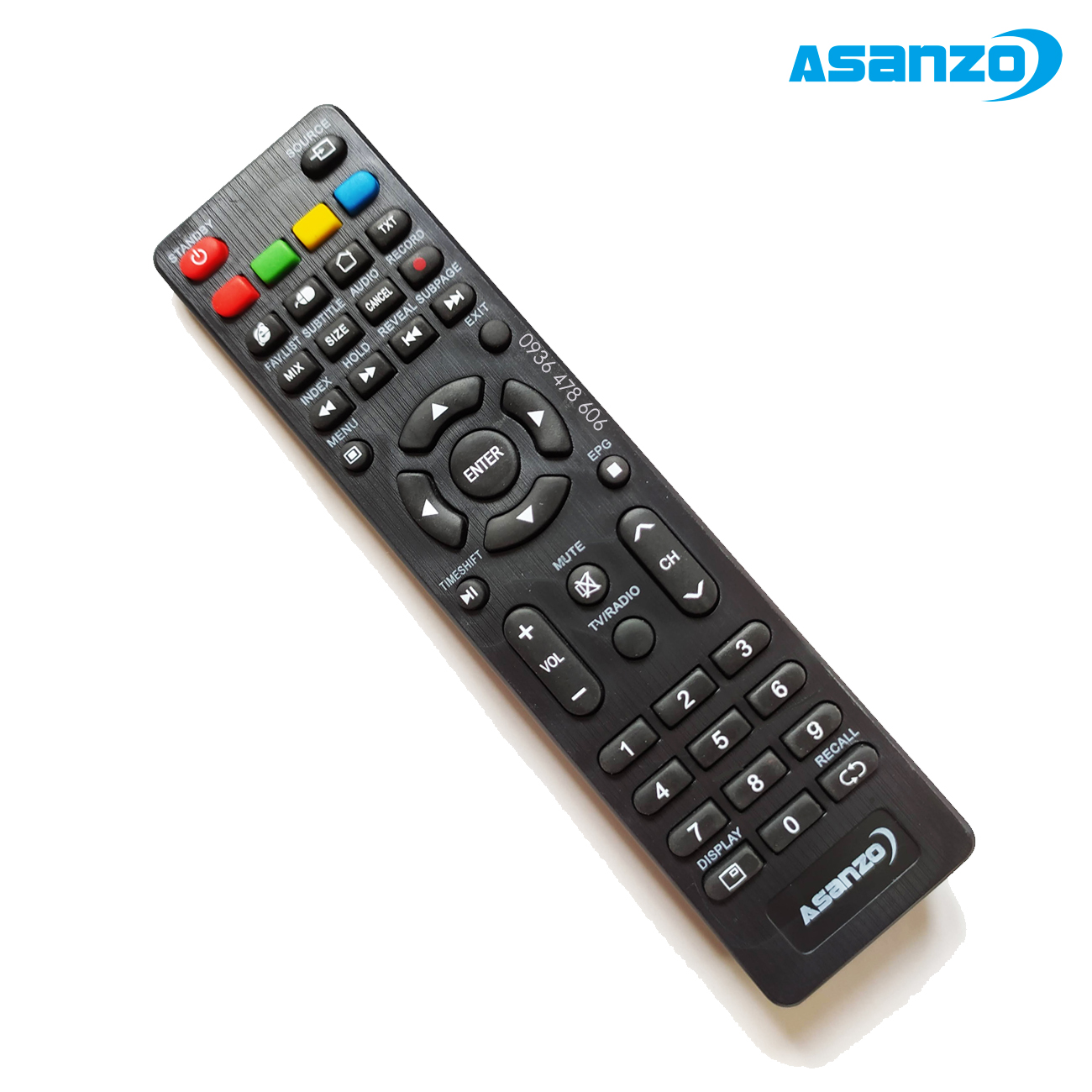Remote điều khiển tv Asanzo mẫu 5