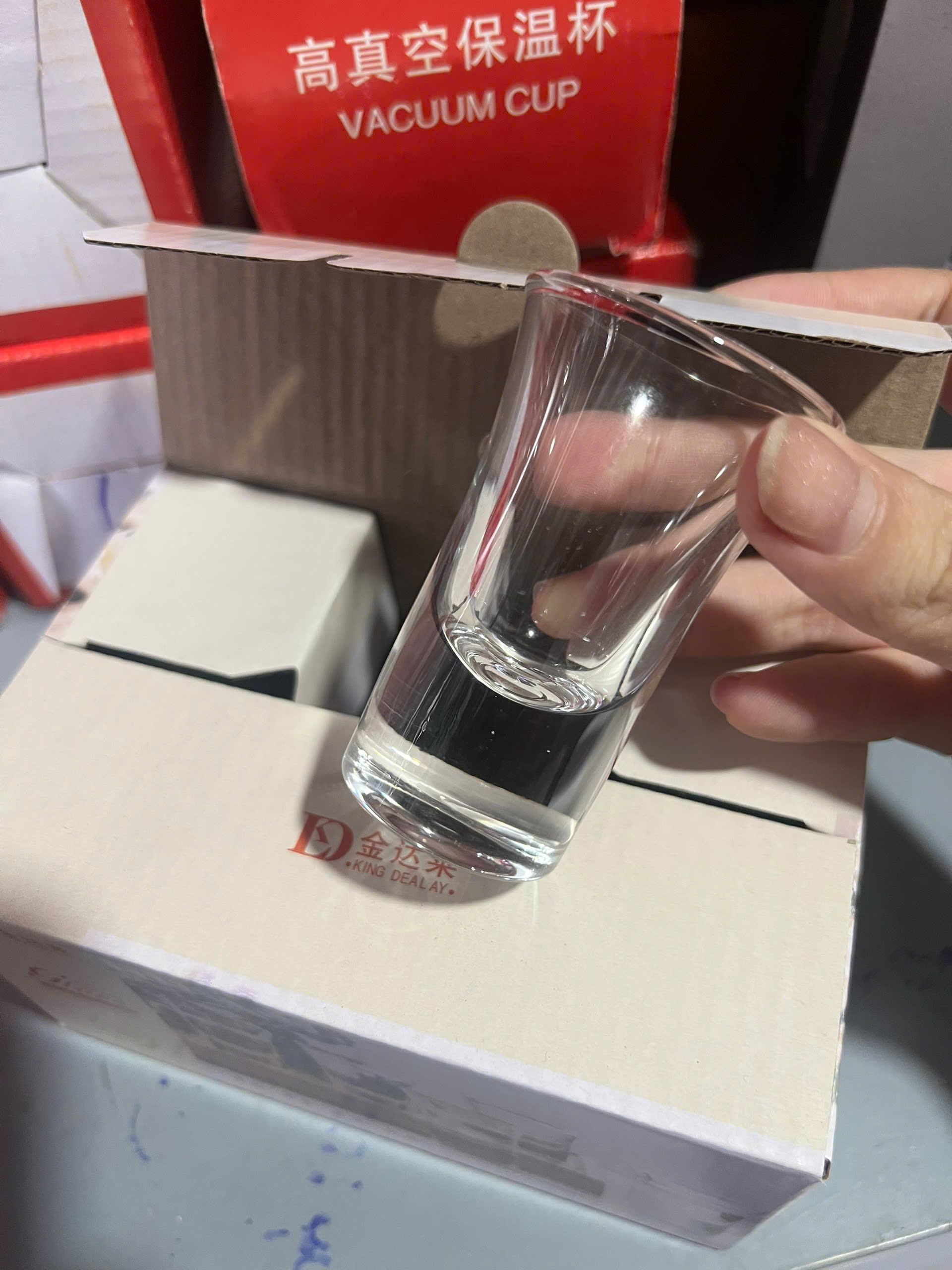 BỘ 6 LY UỐNG RƯỢU THỦY TINH NHỎ