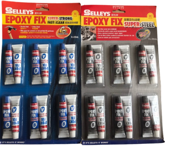 Keo gắn sắt AB 2 thành phần Epoxy fix Selleys (chính hãng) 15ml giá 1 cặp
