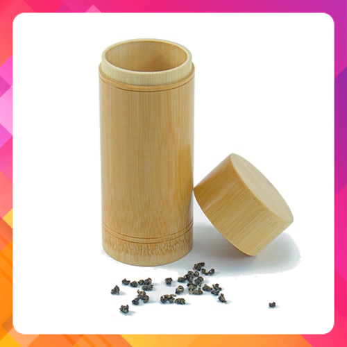 [HCM]Hộp đựng trà bằng tre vintage - Tea Container - có 3 kích thước lựa chọn
