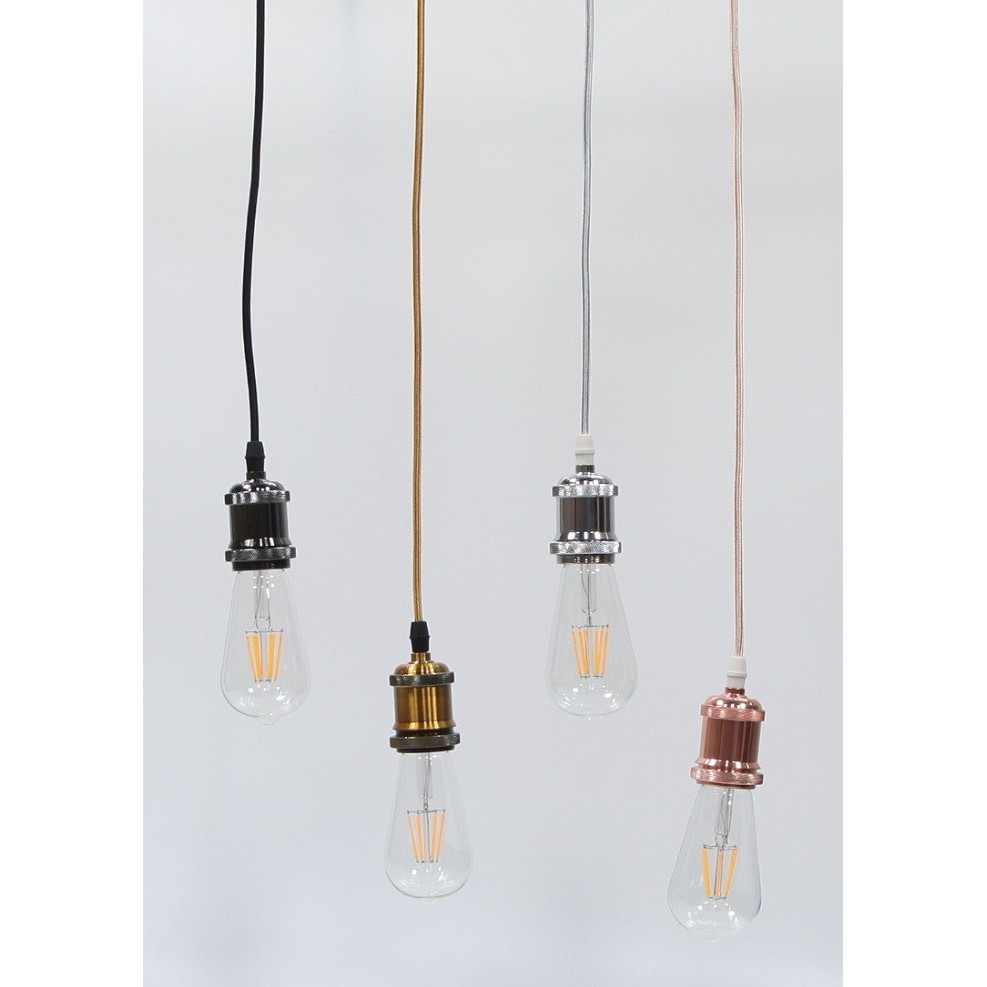 Dây đèn thả cổ điển bóng đèn trang trí Edison ST64 6W