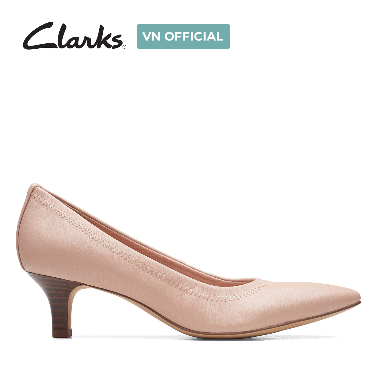 Giày Cao Gót 5cm Da Nữ Clarks - Shondrah Rae