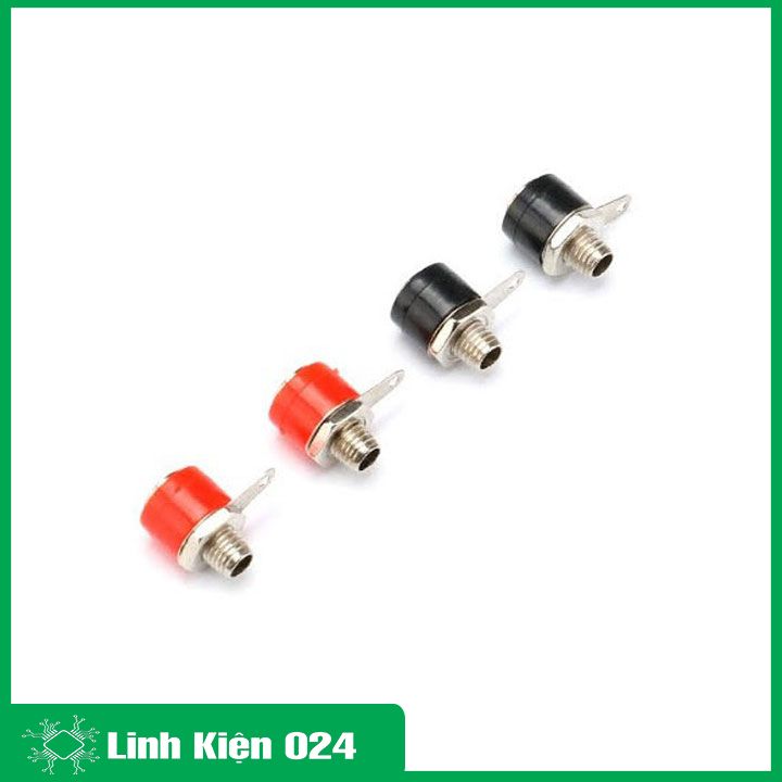 Jack nối JS90 ngắn hai màu đỏ đen