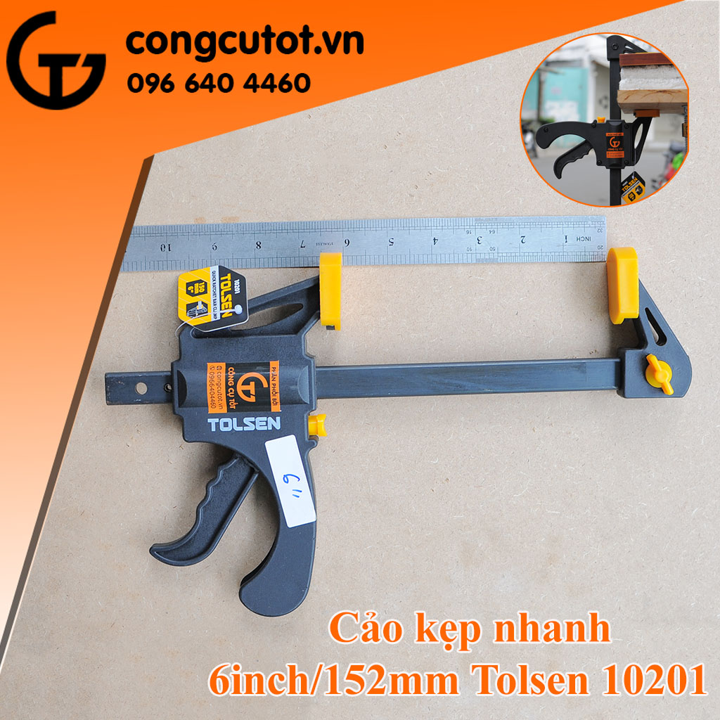 Cảo kẹp nhanh TOLSEN size tùy chọn
