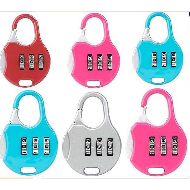 Ổ khóa số vali mini 3 số