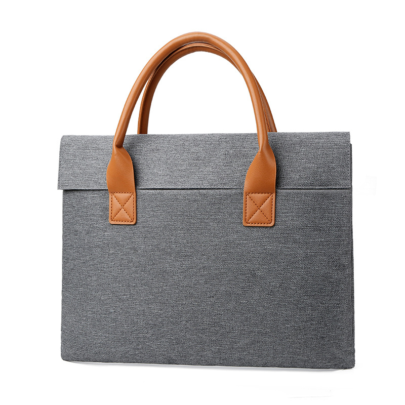 Kinh Doanh Túi Đựng Tài Liệu Nam A4 Túi Tote Cặp Xách Denim Cặp Họp Túi