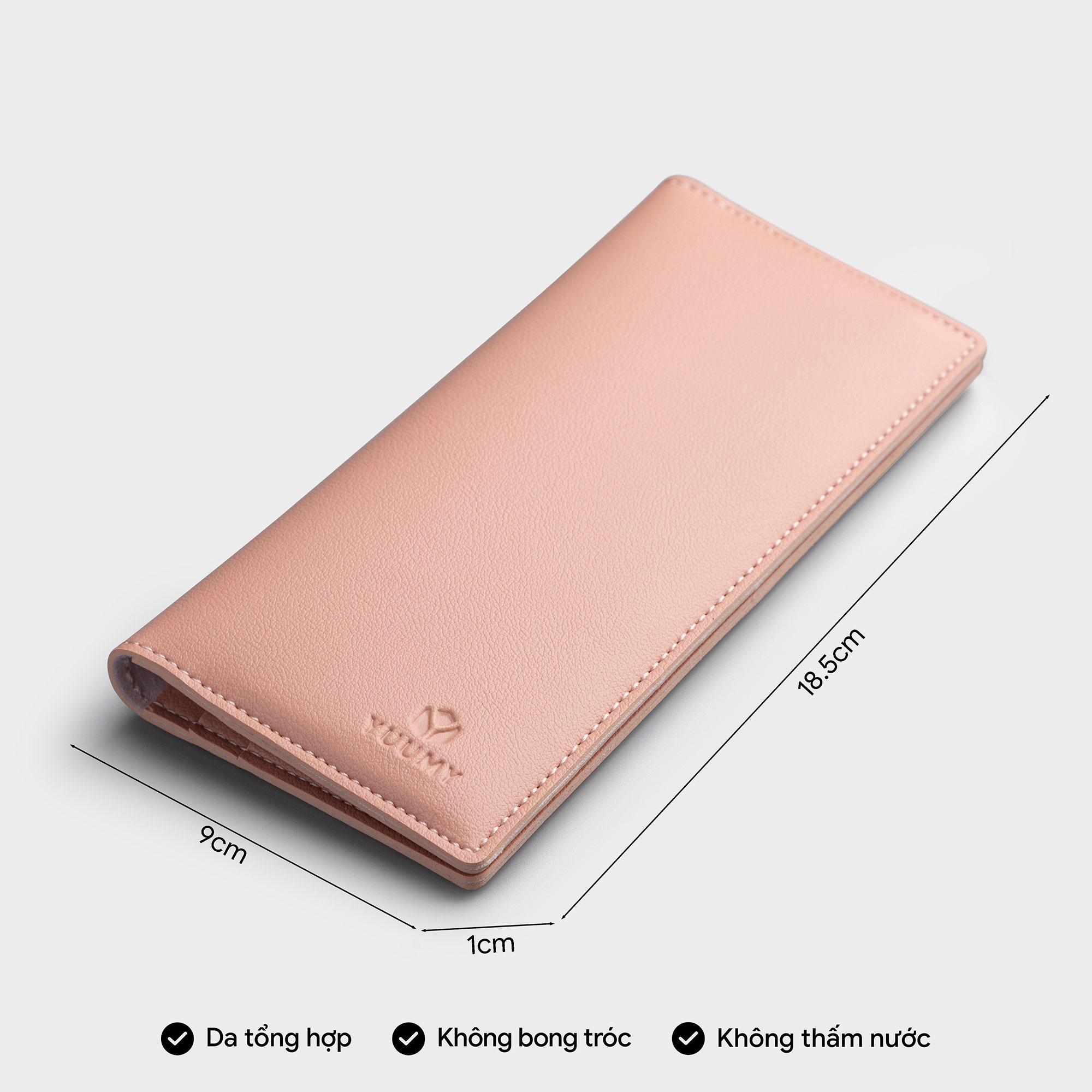 Ví da nữ Yuumy YV75 gập đôi đa năng