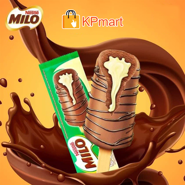 (GIAO HỎA TỐC HCM) Kem Milo Magma socola Nestle Ice Cream Stick 55g