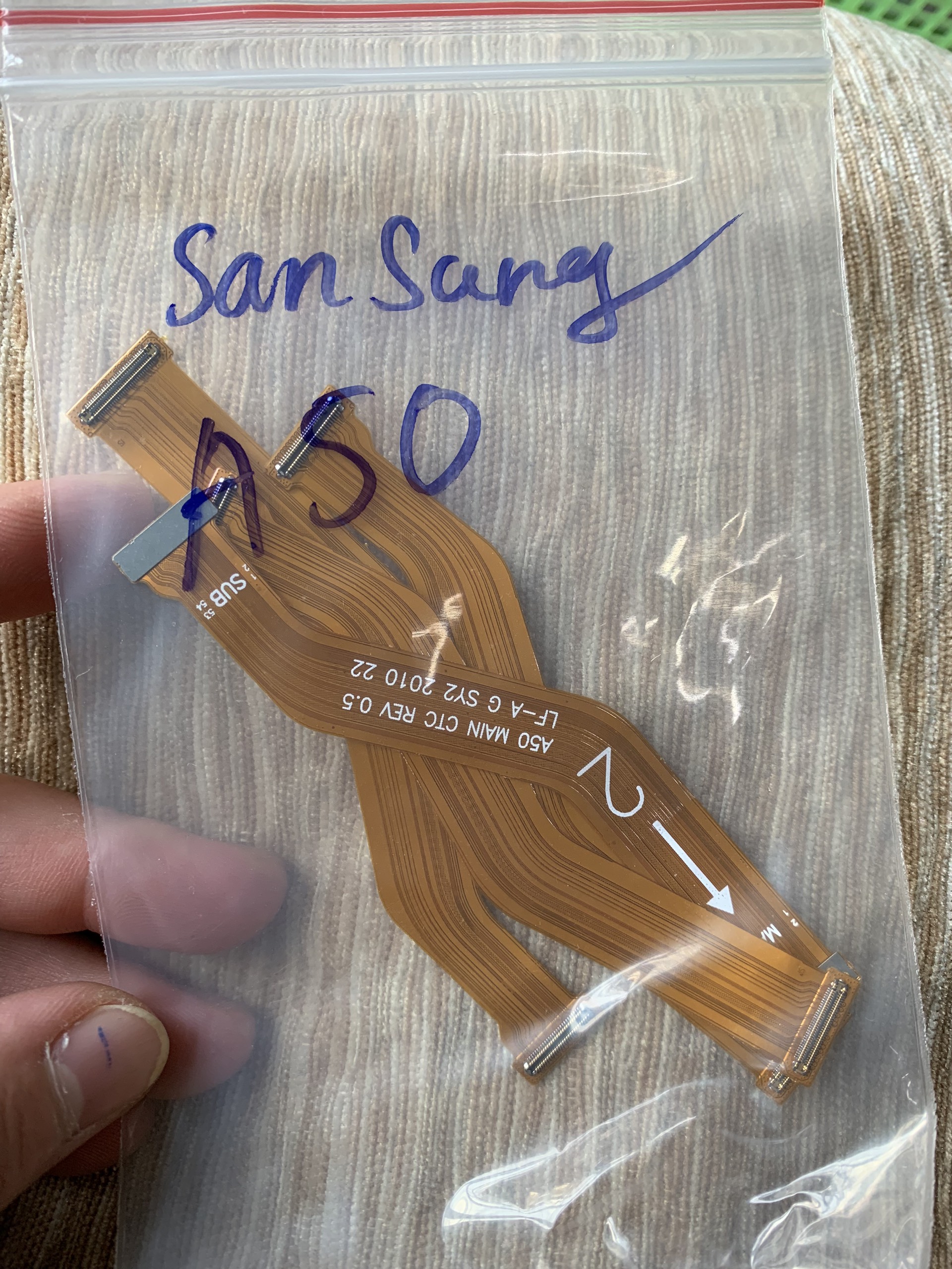 Cáp nối main, cáp nối bo sạc zin samsung A50