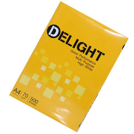 Giấy in delight khổ a4 định lượng 70gsm