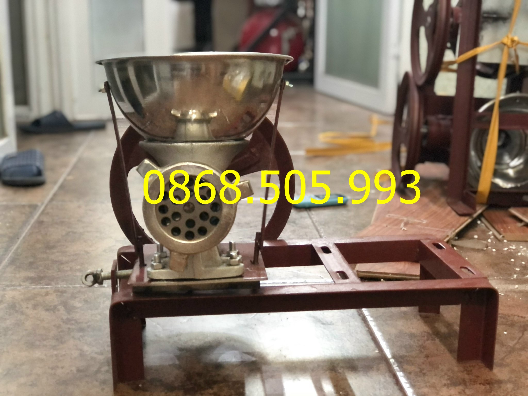 Cối xay đùn xương gà xương vịt đầu gà cổ vịt, Bệ đùn thịt xương chưa bao gồm mô tơ