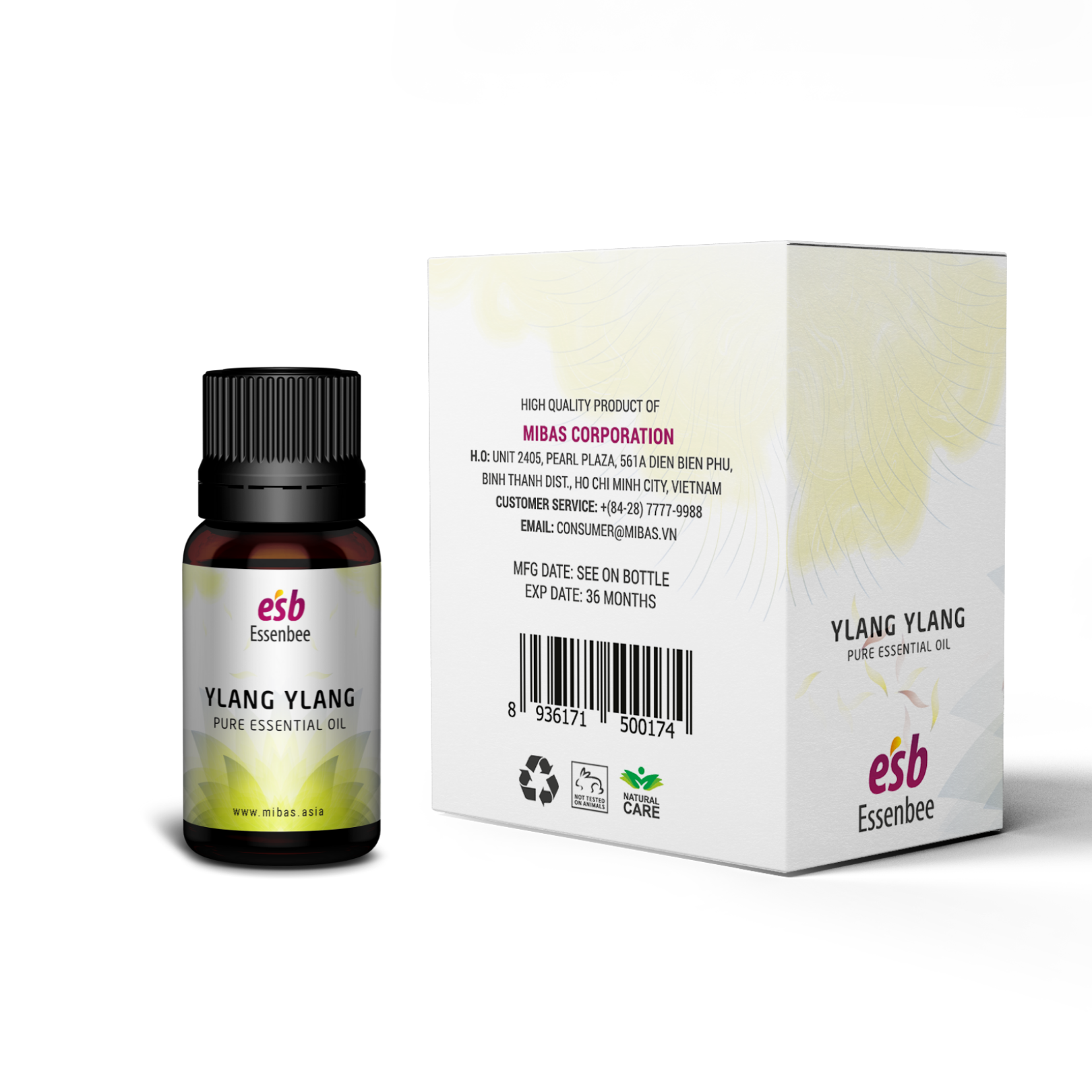 Tinh dầu Ngọc Lan Tây (Ylang Ylang) - Essenbee - 20ml