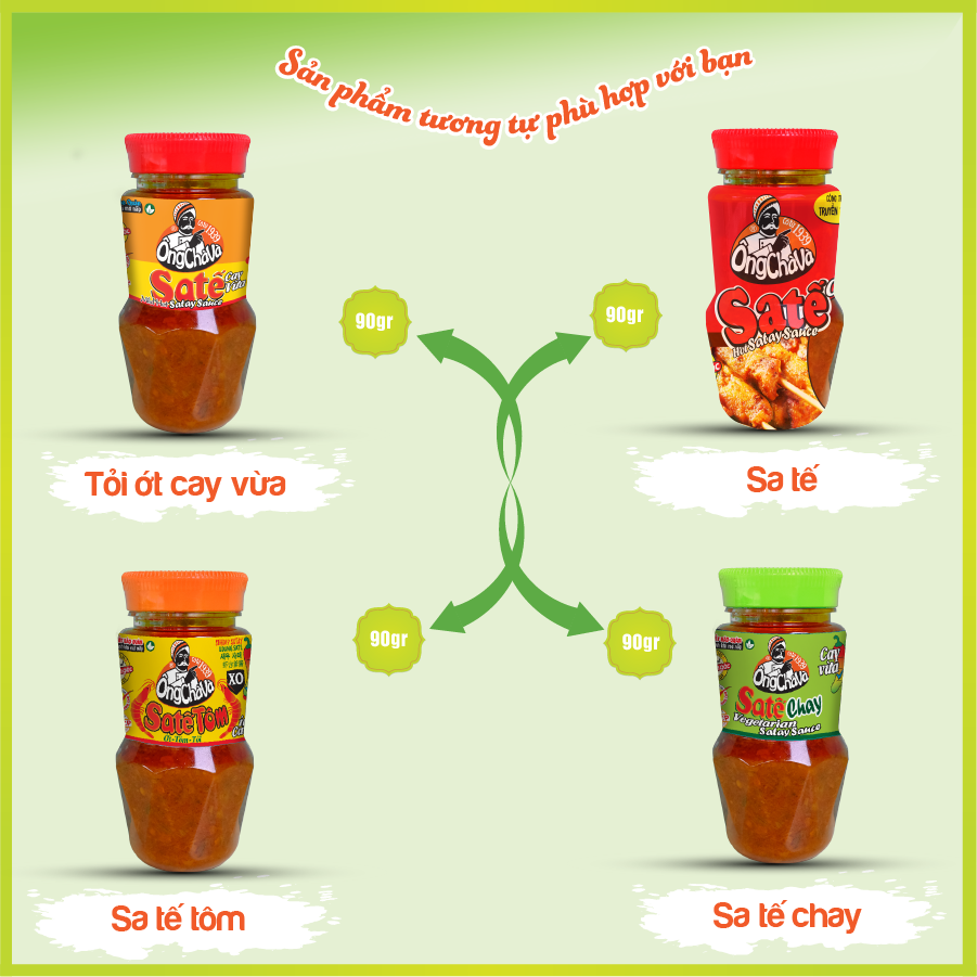 Sa tế siêu cay Ông Chà Và 90g