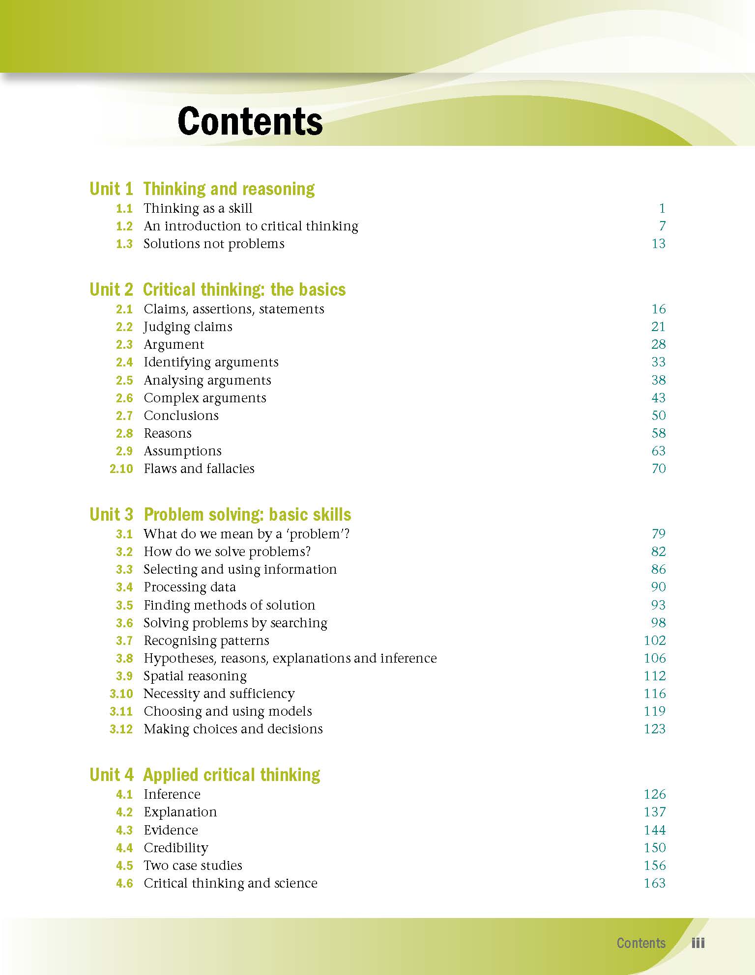 Thinking Skills