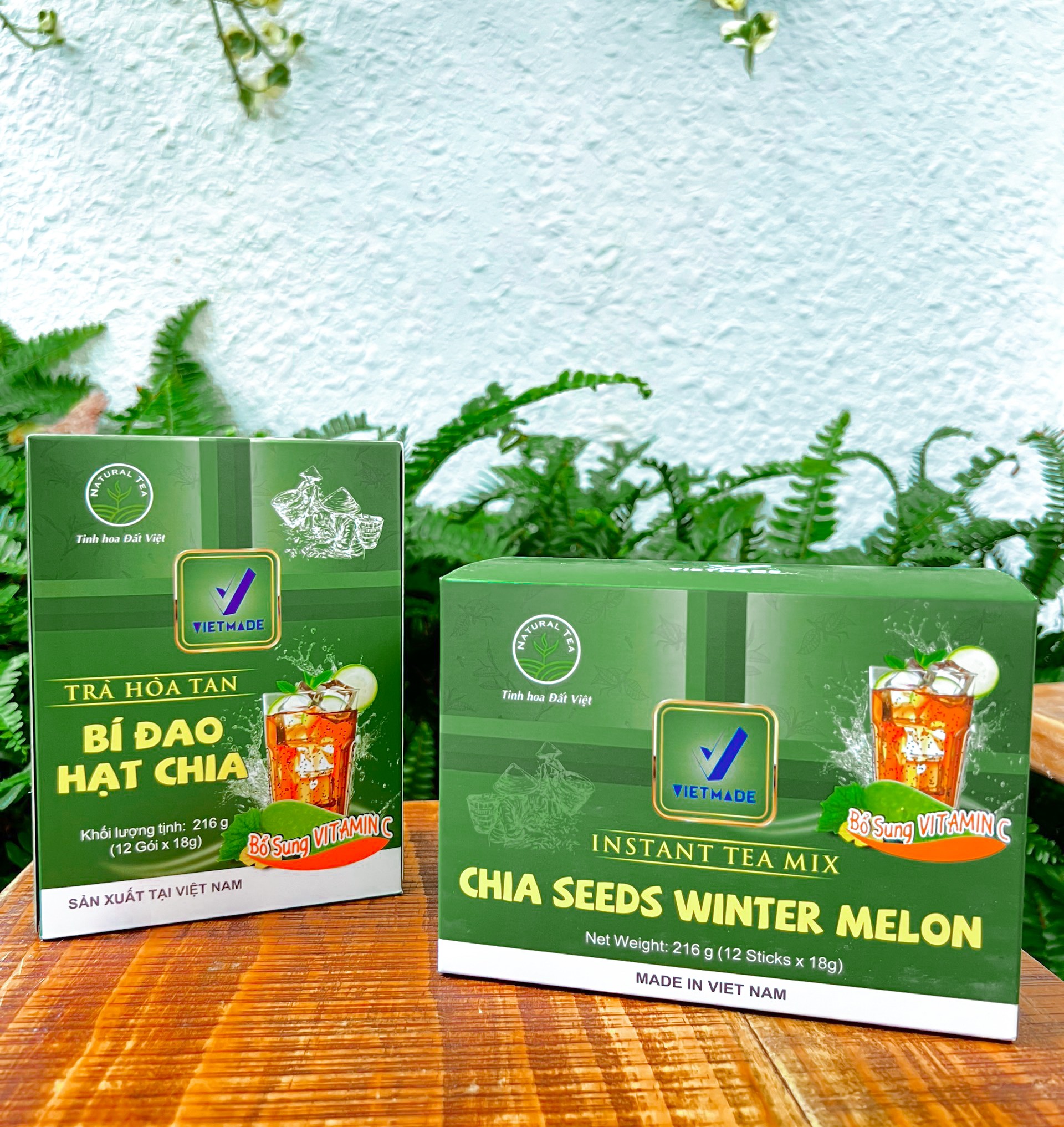 Trà hòa tan Bí Đao hạt Chia VIETMADE
