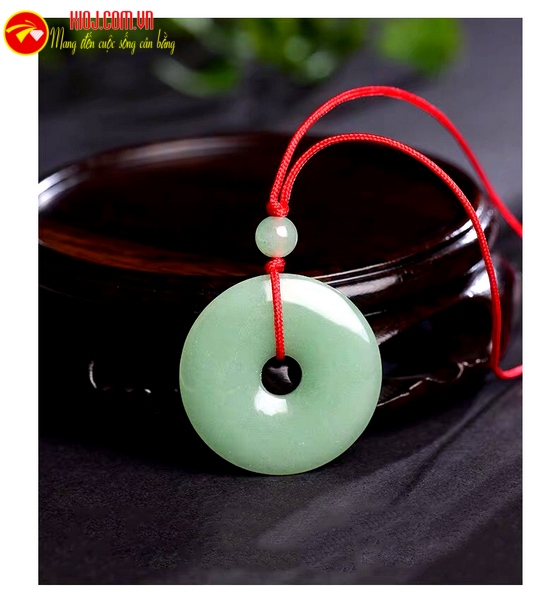 Mặt Dây Chuyền  Đồng Điếu Đá Cẩm Thạch - KIOJ